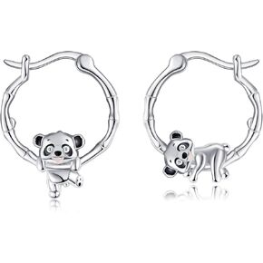 Scorpion Earrings S925 Sterling Silver Scorpion Hoop Earrings Scorpion Animal Jewelry Gifts for Women Gilrs