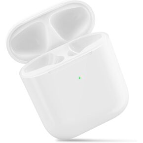 Compatible for AirPods 1st 2nd Gen Charging Case, Wireless Charger Replacement Case for AirPods Case 2nd Gen with Bluetooth Pairing Sync Button, White(No Headphones) in Saudi Arabia