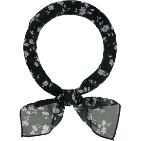 Allegra K Women Chiffon Scarves - 25.6" X25.6" - Floral Print Square Kerchief Neck Scarf Neckerchief in Kuwait