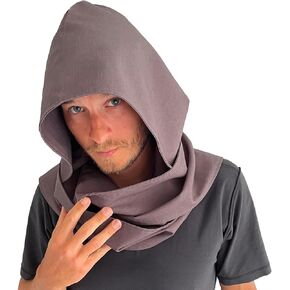 Empire Hood Cloak Robe Hoodie Halloween Dark Side Costume Cosplay Ren Faire Shirt Hat