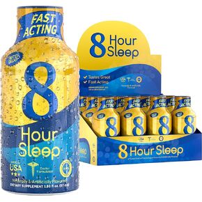Vitamin Energy 8-Hour Sleep Drink Shots, Natural Berry Flavor, 1.93 Fl Oz, 12 Count