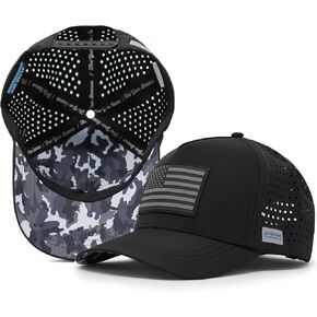 Alter Ego Running Coaster Splash RWB Camo Palm - قبعة ممتازة متينة وخفيفة الوزن وجيدة التهوية (RWB Camo Palm، M-L)