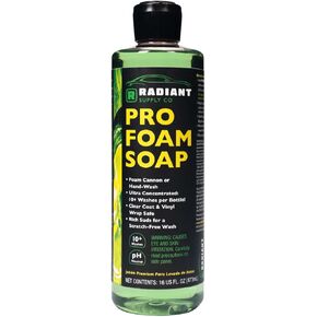 Radiant Supply Professional Car Wash Soap for Foam Cannons or Bucket Washes, Ultra Concentrated for 100+ Washes for Cars, Trucks, Motorcycles, RVs, 128oz Gallon