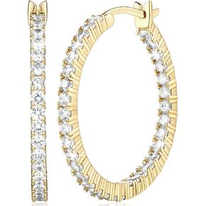Small Gold Hoop Earrings for Women Huggie Hoops 12mm