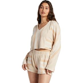 Roxy Women's Todos Santos Fleece Poncho, Teh9, X-Large