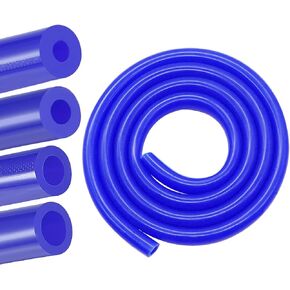 Apalie Vacuum Silicone Tubing Hose 5/32" 1/4" 5/16" 1/2" ID 1/8" Wall Thick 5ft Black High Temperature for Engine