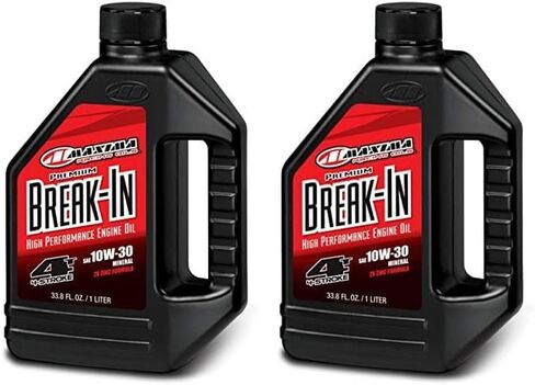 زيوت سباق ماكسيما 30-10901-3PK Premium Break in 10w30 زجاجة زيت محرك دراجة نارية سعة 1 لتر، 3 عبوات in Saudi Arabia