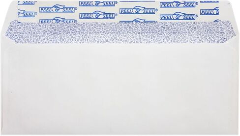 LUXPaper #10 Business Envelopes | Peel & Press | 4 1/8" x 9 1/2" | Natural | 30% Recycled | 80lb. Text | 50 Qty in Saudi Arabia