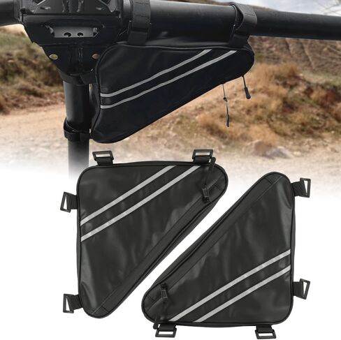 حقيبة تخزين مثلثة من SUNPIT UTV حقيبة تخزين سقفية عالمية متوافقة مع Polaris RZR Ranger Honda Talon Pioneer Kawasaki Mule Teryx All Side by Side(2014-2024)، حقيبة ملحقات UTV قطعة واحدة in Kuwait