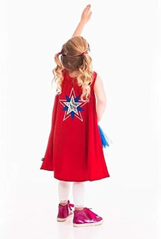 مجموعة أزياء Little Adventures Super Hero Cape & Mask للأعمار من 3 إلى 8 سنوات in Saudi Arabia