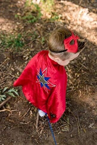 مجموعة أزياء Little Adventures Super Hero Cape & Mask للأعمار من 3 إلى 8 سنوات in Saudi Arabia