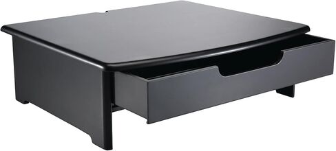 Rolodex® Wood Workspace Monitor Stand With Drawer, Black in Saudi Arabia