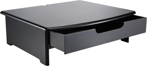 Rolodex® Wood Workspace Monitor Stand With Drawer, Black in Saudi Arabia