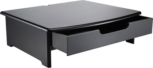 Rolodex® Wood Workspace Monitor Stand With Drawer, Black in Saudi Arabia