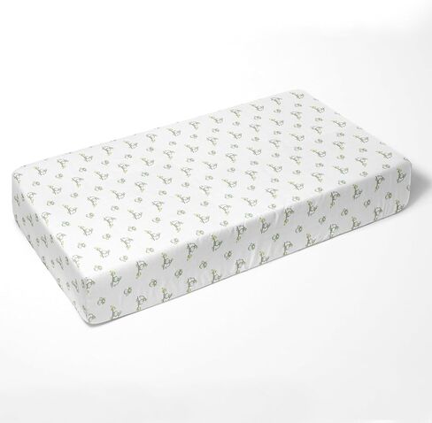 Bacati - Happy Monkeys 2 Pack Essentials Classic Super Soft Breathable 100% Cotton Muslin Baby Crib Fitted Sheets - Fits Standard 28 x 52 x 5 Crib & Toddler Mattresses (Blue/Grey Boys) in Saudi Arabia