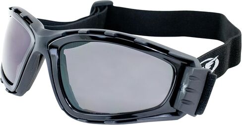 Global Vision Trip Motorcycle Goggles Black Frames with Clear Lenses in Kuwait