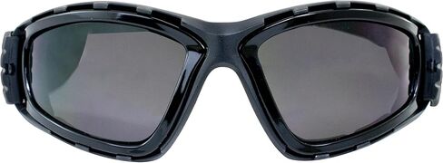 Global Vision Trip Motorcycle Goggles Black Frames with Clear Lenses in Kuwait