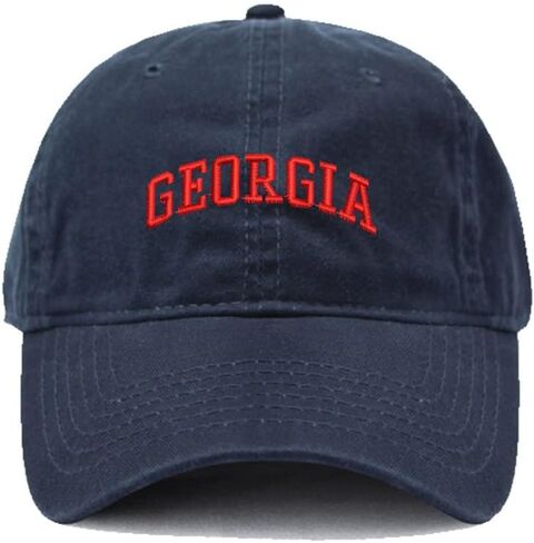 WINGZOO Men's Baseball Caps North Georgia - GA Embroidered Dad Hat Washed Cotton Adjustable Embroidery Cap in Saudi Arabia