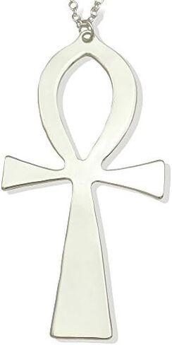 Q&Q Fashion Vintage Egyptian Cleopatra Symbol of Life Big Ankh Cross Pendant Long Chain Sweater Necklace,34" in Kuwait