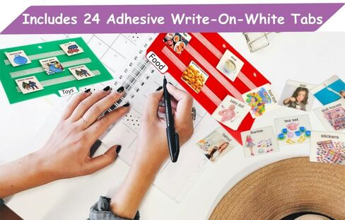 Smile4autism Small tools Perfect to Keep Your Loose Visual Picture Cards Organized. Autism ABA, ADHD, Language & Apraxia Aspergers in Saudi Arabia