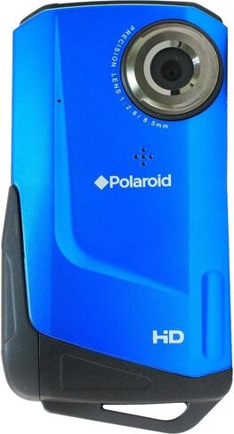 Polaroid Video Camera Waterproof - Blue (ID642-BLU) in Saudi Arabia