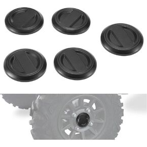 RZR Wheel Center Hub Caps, A & UTV PRO Tire Wheel Rim Center Cap Coves Compatible with 2014-2017 Polaris RZR 900 1000 XP 4 Turbo Accessories, Replace OEM#1522216-655, Black
