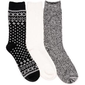 MUK LUKS Women's Boot Socks (3 Pair Pack)
