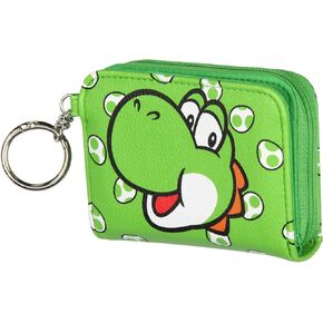 Bioworld The Muppets Beaker Mini Compact Zip Around Wallet with Dr. Bunsen Honeydew Charm