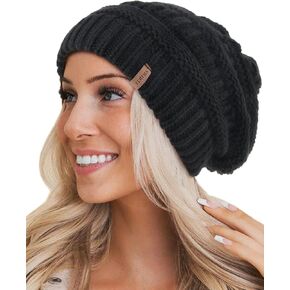 FURTALK Fleece Lined Winter Hats for Women Slouchy Beanie Hats Knitted Ski Skull Cap in Saudi Arabia