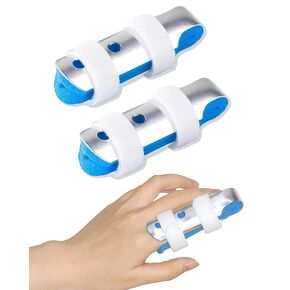 TAROYQASUL Pinky Finger Splints, 3 PCS Metal Finger Splint Support Braces for Arthritis Knuckle and Broken Finger Straightening Kids & Adults- 3 Sizes