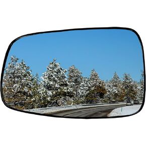 Mirror Glass Compatible with 2013-2018 Nissan Altima Sedan with Backing Plate Passenger Right Side