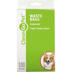 Clean Go Pet Fresh Scent Doggy Waste Bags, 250-Count - Convenient, Leakproof, Plastic, Scented Poop Bags