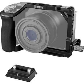 قفص كاميرا SIRUI لهاتف Nikon Z5 Z6 Z7 Z6II Z7II مع حاجز ناتو مدمج، وقاعدة من نوع Arca، وحذاء بارد، وفتحات متعددة بخيوط 1/4 بوصة و3/8 بوصة، AM-NZ-CT in Kuwait
