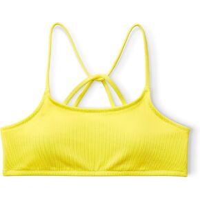 Happy Nation Girls Racerback Swim Bikini Top, Beach Glass Tie Dye