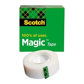 Scotch Magic Tape, Invisible, Home Office Supplies and Back to School Supplies for College and Classrooms, 24 Rolls