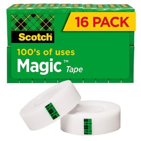Scotch Magic Tape, Invisible, Home Office Supplies and Back to School Supplies for College and Classrooms, 24 Rolls