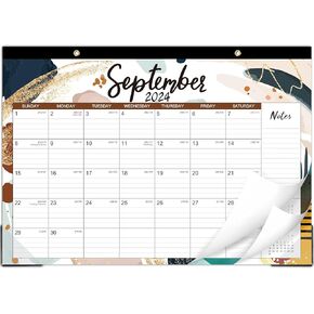 2025 Desk Calendar - 12 Months Large Desk Calendar from JAN 2025 - DEC 2025, 17" x 12", Desk Calendar 2025 with 2 Corner Protectors