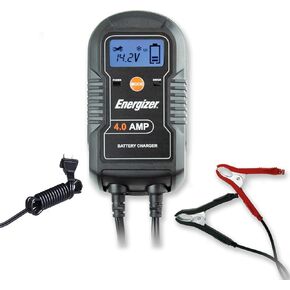Energizer 2-Amp Battery Charger/Maintainer, 9-Step Smart Battery Car Charger, LCD Display, 6V/12V Voltage Detection for Auto, Motorcycle, RV, Boat,SUV