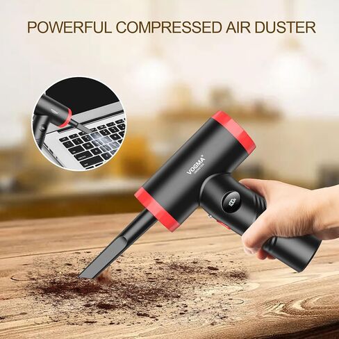 Compressed Air Dusters,100000RPM 3 Speeds Electric Air Duster, Compressed Air for Computers,Replace Compressed Air Can-No Canned Air Duster. in Saudi Arabia