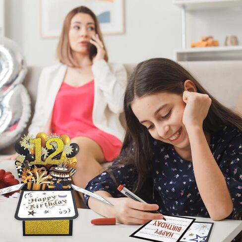 بطاقة منبثقة مميزة لعيد الميلاد الخمسين مع مظروف وملاحظة، بطاقة تهنئة ثلاثية الأبعاد رائعة ومضحكة لعيد الميلاد الخمسين للرجال والنساء، هدايا عيد ميلاد فريدة عمرها 50 عامًا للأخ الأخت in Saudi Arabia