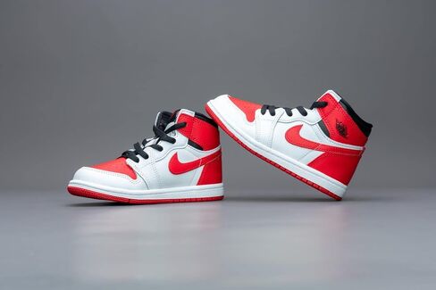 Jordan Baby Boy's Jordan 1 Retro High OG (Infant/Toddler) White/University Red/Black 5 Toddler M in Saudi Arabia