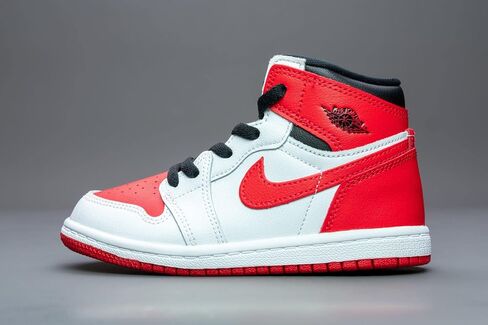 Jordan Baby Boy's Jordan 1 Retro High OG (Infant/Toddler) White/University Red/Black 5 Toddler M in Saudi Arabia