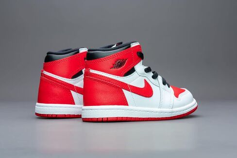 Jordan Baby Boy's Jordan 1 Retro High OG (Infant/Toddler) White/University Red/Black 5 Toddler M in Saudi Arabia