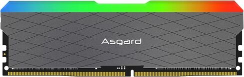 DDR4 Ram Asgard Loki W2 Series RGB 3200MHz 16GB (2x8GB) Computer Memory CL18 1.35V LED 288-Pin Desktop Memory Kit Black in Saudi Arabia