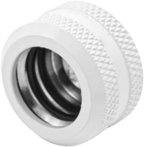 Dracaena 6 Pack G1/4" خيط إلى 16 مم OD تركيب أنابيب صلبة مع حلقات لأنبوب أكريليك صلب لنظام تبريد المياه للكمبيوتر، أسود in Kuwait