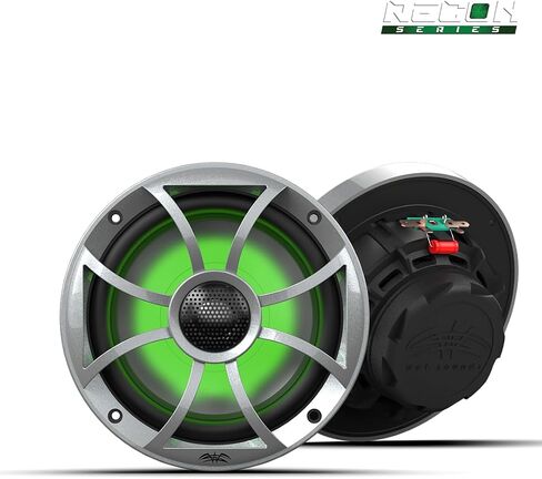 Wet Sounds | Recon 6-S | High Output Component Style 6.5" Marine Coaxial Speakers with Silver Grille in Saudi Arabia