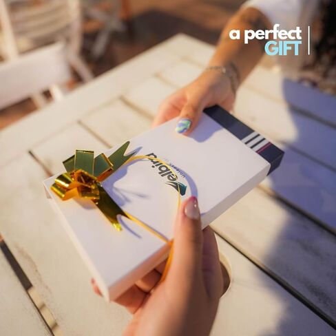 ELBIRD Minimalist Slim Wallet for Men & Women – RFID-Blocking Aluminum Card Holder for Men & Women, sleek wallet with vibrant design, Hold 5 Cards w/ 2 bands to hold up to 10 extra cards & others in Kuwait