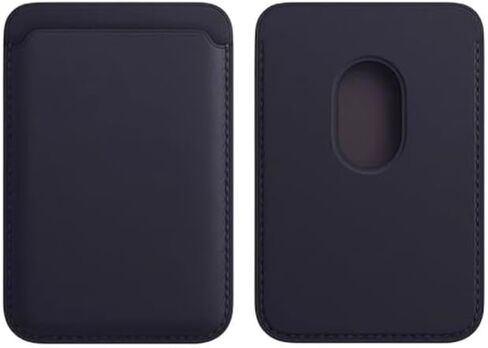 Magnetic Card Holder with Magsafe Compatible for iPhones 15 14 13 12 Pro Max Plus XR XS and Cases- Made with PU Leather, Holds 3 Card & Cash (Baby Pink) in Kuwait