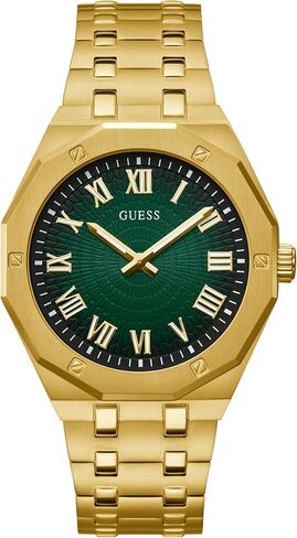 GUESS Men's 42mm Watch - Silver Tone Bracelet Blue Dial Silver Tone Case in Saudi Arabia