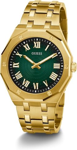 GUESS Men's 42mm Watch - Silver Tone Bracelet Blue Dial Silver Tone Case in Saudi Arabia